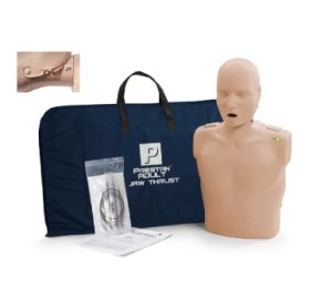 Prestan Professional Adult Jaw Thrust Manikin with CPR Feedback (Medium Skin) [SKU: PR00037M]