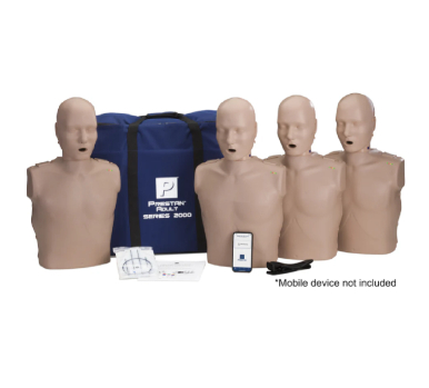 Prestan Pro Adult Series 2000 Manikin with Advanced CPR Feedback, 4-Pack (Medium Skin)